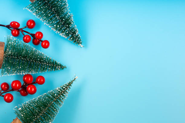 istock christmas and  concept on blue background 1188020892