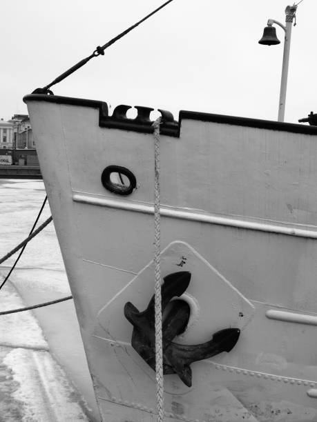 istock ship's bow with an anchor in Helsinki harbor 1188021817