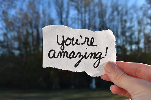 You are amazing note