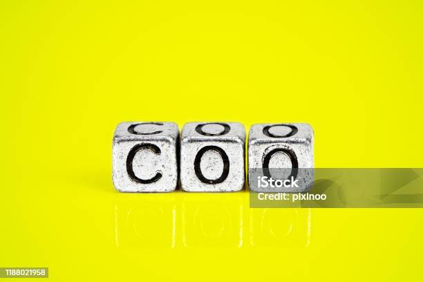 Chief Operating Officer Coo Concept With Cubic Metal Letters Stock Photo - Download Image Now