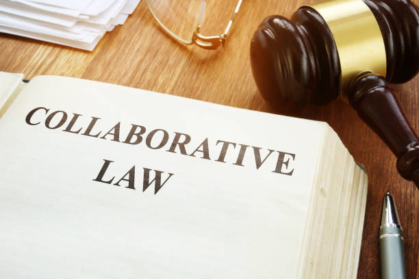 istock Collaborative law book, gavel and papers. 1188027027