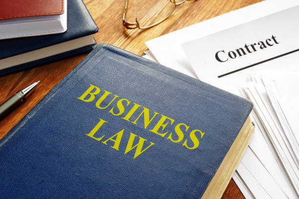 istock Business law book and corporate contract. 1188027151