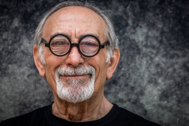 istock Eccentric senior man portrait 1188029360