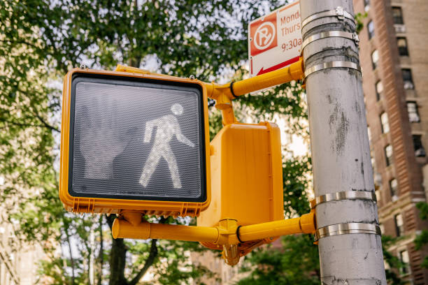 istock Keep walking traffic light in New York 1188030200