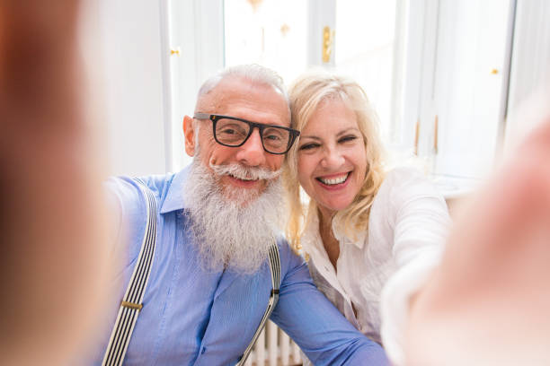 istock Senior couple at home 1188031835