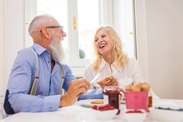 istock Senior couple at home 1188031886