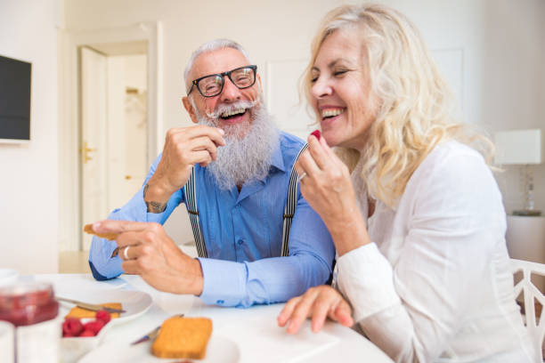 istock Senior couple at home 1188032404