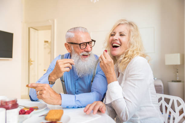 istock Senior couple at home 1188032419