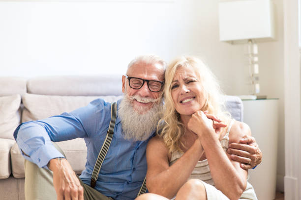 istock Senior couple at home 1188034068