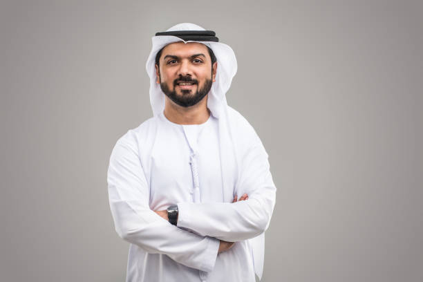 istock Arabian man with traditional dress 1188035085