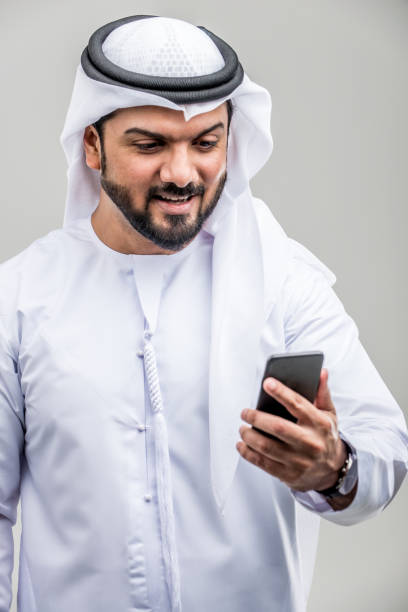 istock Arabian man with traditional dress 1188035874