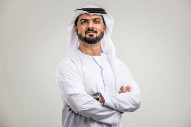 istock Arabian man with traditional dress 1188035885
