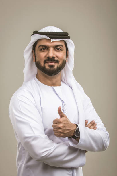 istock Arabian man with traditional dress 1188035929
