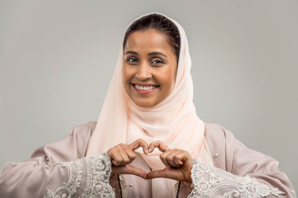 istock Arabian woman isolated on background 1188036939