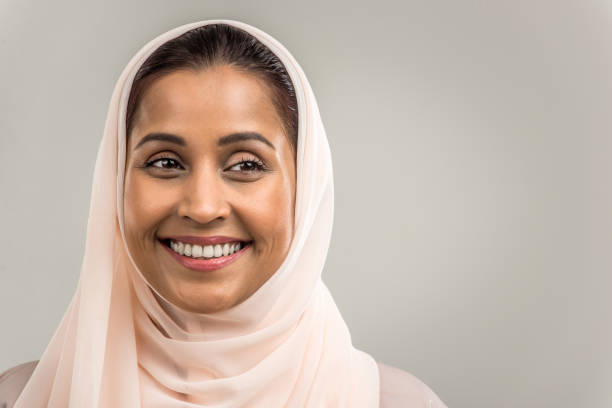 istock Arabian woman isolated on background 1188037017