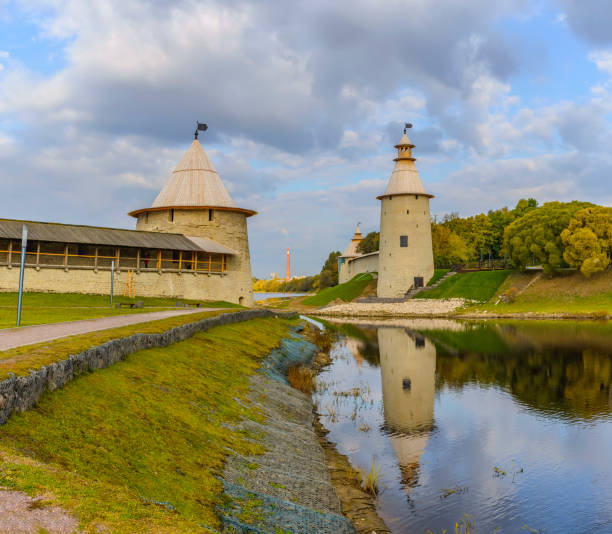 istock Pskov Krom (Kremlin), historical and architectural center of Pskov. 1188037037