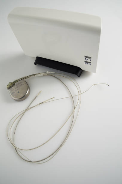 istock An Implantable Cardioverter Defibrillator or ICD pacemaker with leads and modem for telemonitoring at home. The device sends data to the hospital on a regular basis. 1188037048