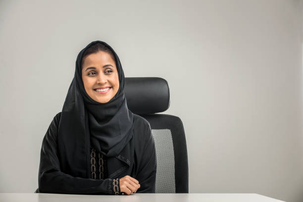 istock Arabian woman isolated on background 1188037215