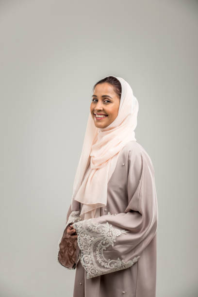 istock Arabian woman isolated on background 1188037332