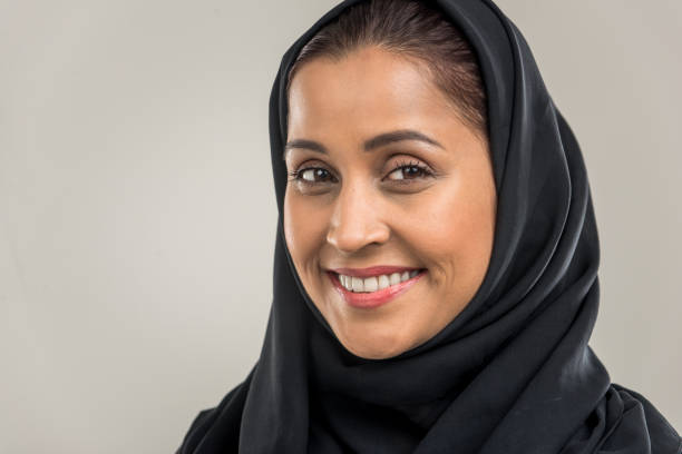 istock Arabian woman isolated on background 1188037373
