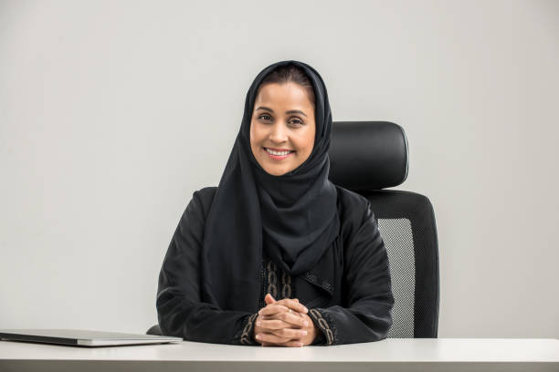 istock Arabian woman isolated on background 1188037384