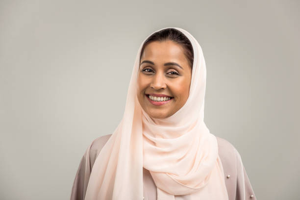 istock Arabian woman isolated on background 1188037422