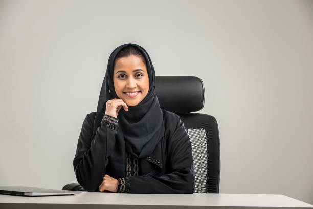 istock Arabian woman isolated on background 1188037431