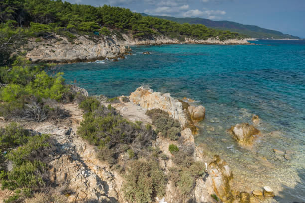 istock Orange Beach Kavourotripes at Sithonia peninsula, Greece 1188040699