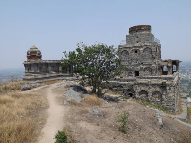 Old and Beautiful Gingee Fort of Tamilnadu stock photo