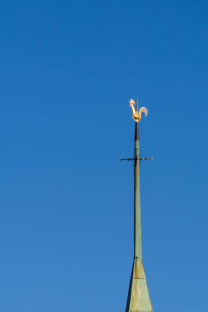 istock steeple weathercock on summer sunny day 1188049030