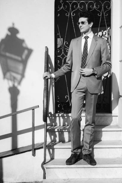 istock Handsome trendy man in Genova, Italy 1188054417