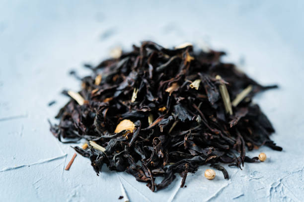 istock Dried black tea with spices 1188058298