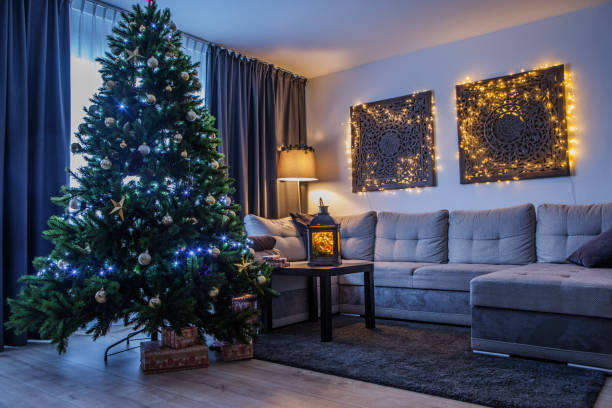 istock Christmas decorations in xmas home 1188061332