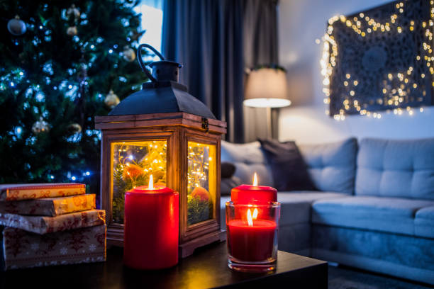istock Christmas decorations in xmas home 1188061333