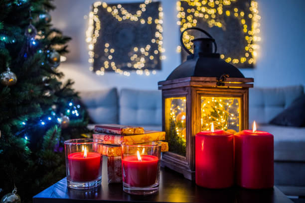istock Christmas decorations in xmas home 1188062159