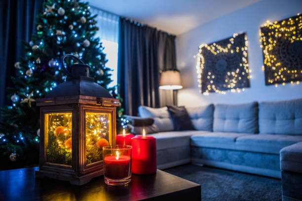 istock Christmas decorations in xmas home 1188062340