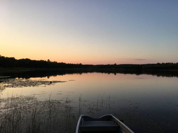 istock The lake after sunset 1188063397