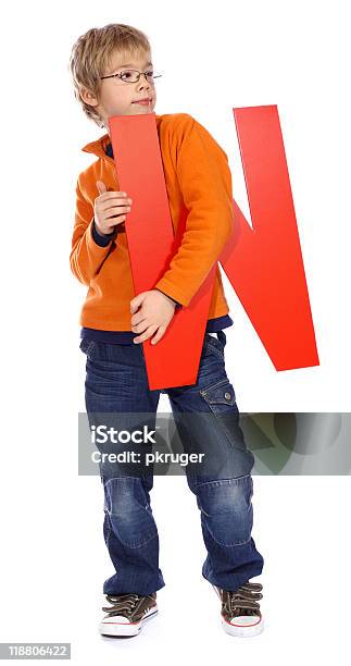Letter W Boy Stock Photo - Download Image Now - Alphabet, Alphabetical Order, Boys