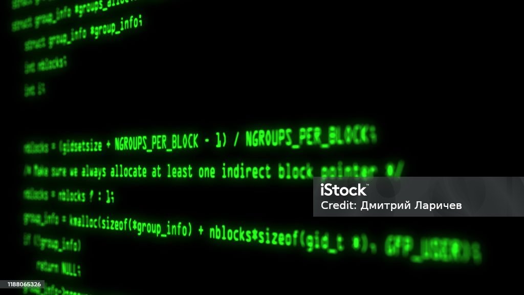 Digital Code Hacking Screen Computer Screen With Hacking Program Code Hacker Attack Detected On ...