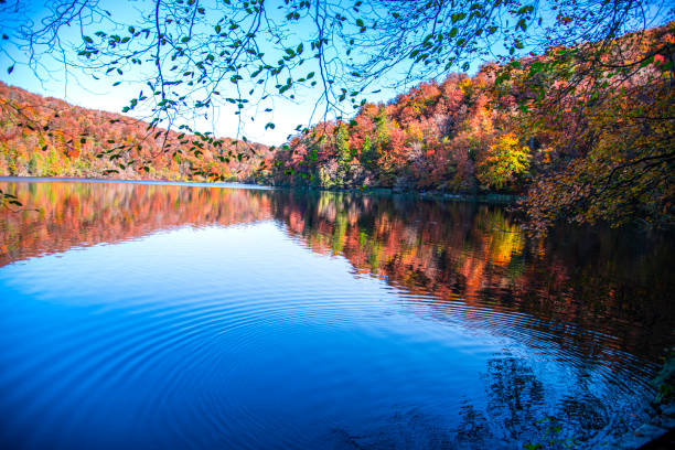 istock Beautiful autumn landscape in Plitvice Jezera Lakes Park 1188074073