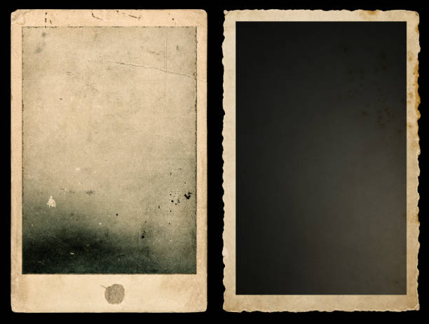 istock Old paper photo frames Used vintage cardboard 1188077880
