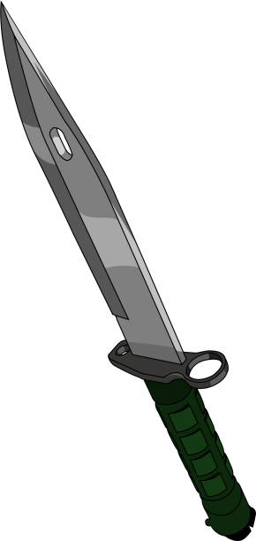 ilustrações de stock, clip art, desenhos animados e ícones de m9 bayonet - m9