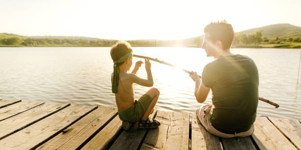 istock On a lake with my dad 1188086461