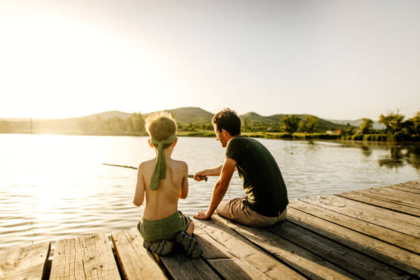 istock On a lake with my dad 1188086466