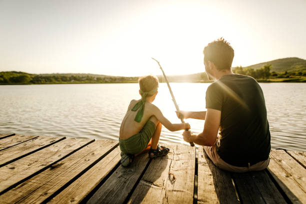 istock On a lake with my dad 1188086467