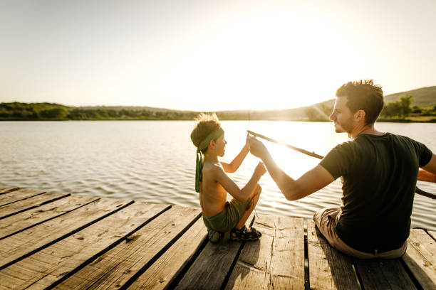 istock On a lake with my dad 1188086480