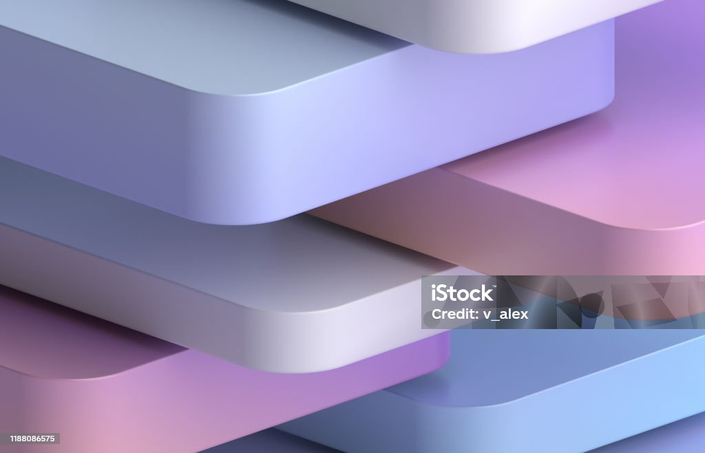 Background For Rendered Abstract 3d Render Of Modern Background Stock Photo - Download Image ...