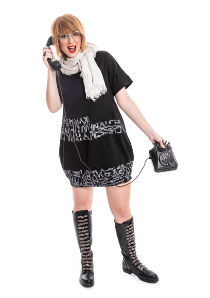 istock Young woman using telephone 1188088745