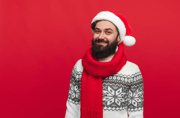 istock Smiling man on Christmas Day 1188089292