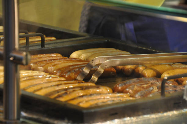 istock Sausages on Grill 1188093439